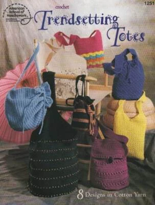 OOP!!! CROCHET TRENDSETTING TOTES 8 DESIGNS - Image 1 of 4