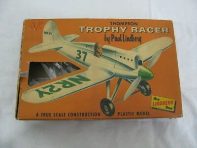 Vintage 1959 Lindberg 1/72 Thompson Trophy Racer Airplane Model Kit #419-29 NIB - Image 1 of 4