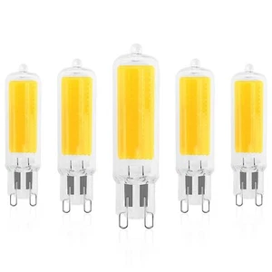 Luxrite G9 LED Bulb Dimmable 50 Watt Equivalent 3000K 450LM ETL Listed (5 Pack) - Picture 1 of 6