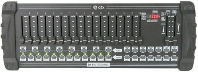 Qtx DM-X16 192 Channel DMX controller Stage, DJ, Theatre, Nightclubs - Image 1 of 3