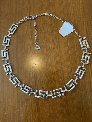 Geometric Metail Chain Waist Belt - Image 1 of 4