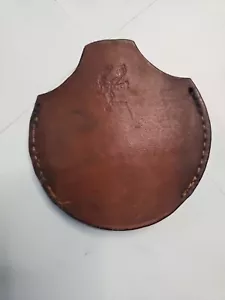 Lederscheide nur für runde Klinge 3,5" breit x 4,5" hoch - Bild 1 von 7