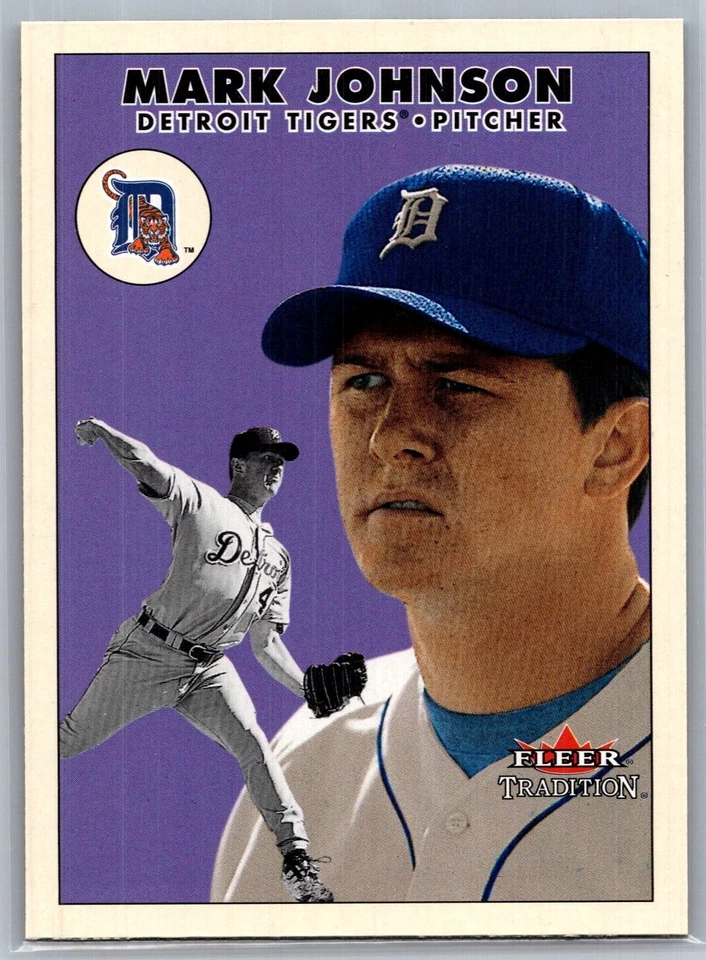 2000 FLEER TRADITION UPDATE BASEBALL U39 MARK JOHNSON TIGERS   - Image 1 of 2