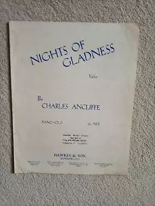 Vintage Sheet Music - 'Nights of Gladness' - Picture 1 of 1