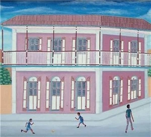 Pierre Antoine Cap Haitien Haiti Art Painting Listed Artist Philome Obin style - Picture 1 of 5