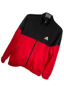 Rotes Adidas Track Top Junior 9-10 Jahre Top Zustand - Bild 1 von 8
