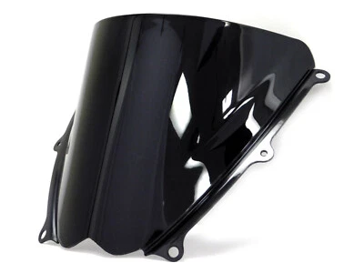 ABS Black Double Bubble Windscreen Windshield for 2007-2008 Suzuki GSXR1000 - Image 1 of 4