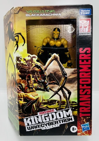 Transformers Kingdom - Blackarachnia Action Figure Deluxe Class WFC New Cover