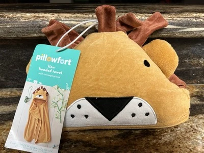 Toalla con capucha Pillowfort Kids Lion 100 % algodón tema safari nueva con etiquetas Foto 1 de 4