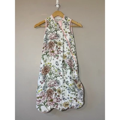 Loulou Lollipop Muslin Sleep Bag Sack Swaddle Floral Bamboo Cotton Baby 6-18m - Image 1 of 4