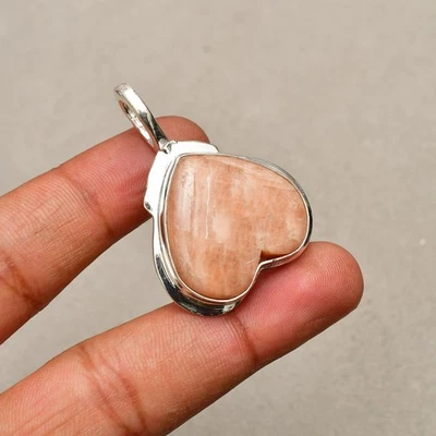 Ciondolo gioiello fatto a mano in argento sterling 925 con pietra preziosa av... - Immagine 1 di 4