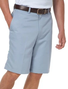 NEU HERREN HAGGAR COOL 18 PERFORMANCE SHORTS FLACH BLAU GRÖSSE 38 - Bild 1 von 1