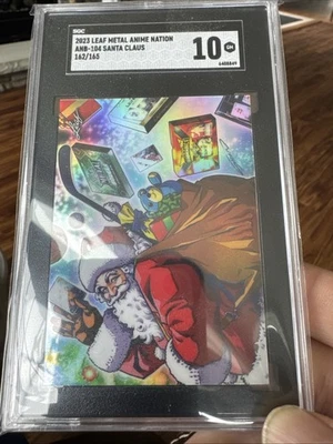 2023 Leaf Metal Anime Nation Santa  #ANB-104 Be-LEAF in Santa Clause /165 Sealed - Image 1 of 2