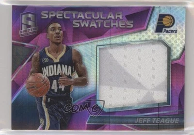 2016-17 Panini Spectra Spectacular Swatches Pink /49 Jeff Teague #65 - Image 1 of 2