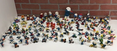 Lote Épico Colección 115 Estatuillas PVC Schleich Peyo Pitufo Vintage Años 70 80 90 Foto 1 de 4