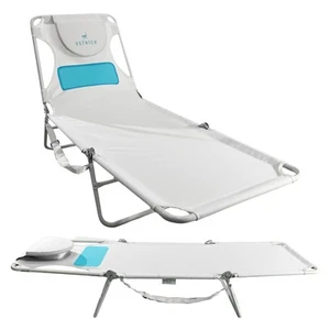 Ostrich Comfort Lounger, Foldable Beach Camping Pool Tanning Chair (Open Box) - Picture 1 of 8