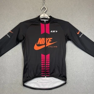 Nike Radtrikot Herren Medium schwarz Louis Garneau Pinwheel Full Zip Langarm - Bild 1 von 12