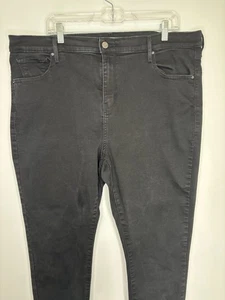 Levi's 721 Mid Rise Skinny Damen 20W Schwarz Stretch - Bild 1 von 8