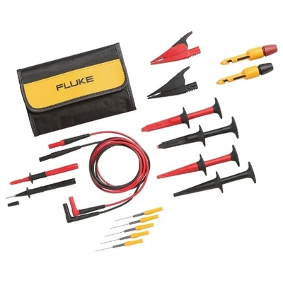 Fluke TLK282 SureGrip Deluxe Automotive Test Lead Kit, Silicone Insulated Leads - Image 1 of 4