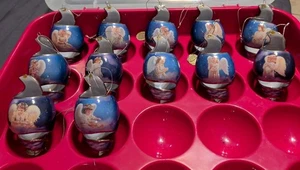 Bradford Exchange Starlight Blessings Engel Erbstück Porzellan Ornamente Set 11 - Bild 1 von 11