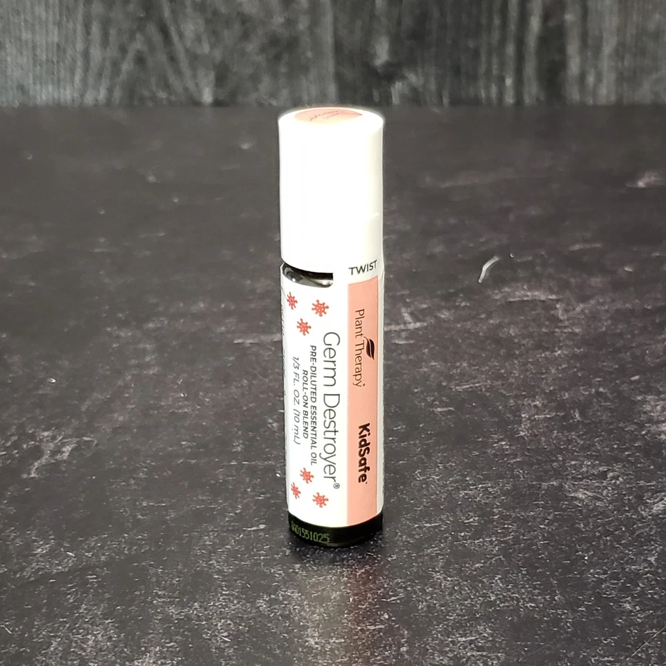 Mezcla de aceites esenciales destructor de gérmenes de terapia vegetal pre-diluido roll-on 10 ml Foto 1 de 1