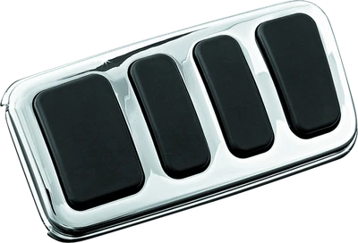 Pastilla de pedal de freno Kuryakyn Kuryakyn ISO Longhorn cromada * Se adapta a Harley Davidson Foto 1 de 2