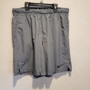 Nike Pro Flex Men's Dri Fit Training Shorts Men's Size Large Grey - Picture 1 of 8