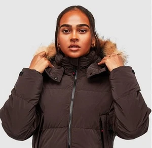 Womens Zavetti Canada Bellucci 2.0 Crop Jacket Size M (Brown) Good Condition - Picture 1 of 19