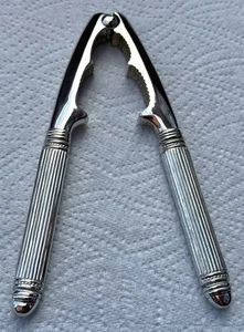 Vintage klobige versilberte Nussknacker - Bild 1 von 8