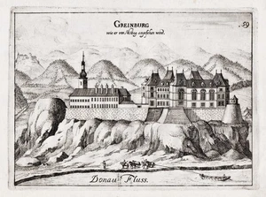 Castle Greinburg Grein Mühlviertel Upper Austria Copperplate Vischer 1674 - Picture 1 of 1