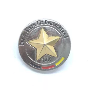 Der 4. Stern für Deutschland - 2010 Pin Anstecker Fussball Bundesliga #284 - Bild 1 von 2