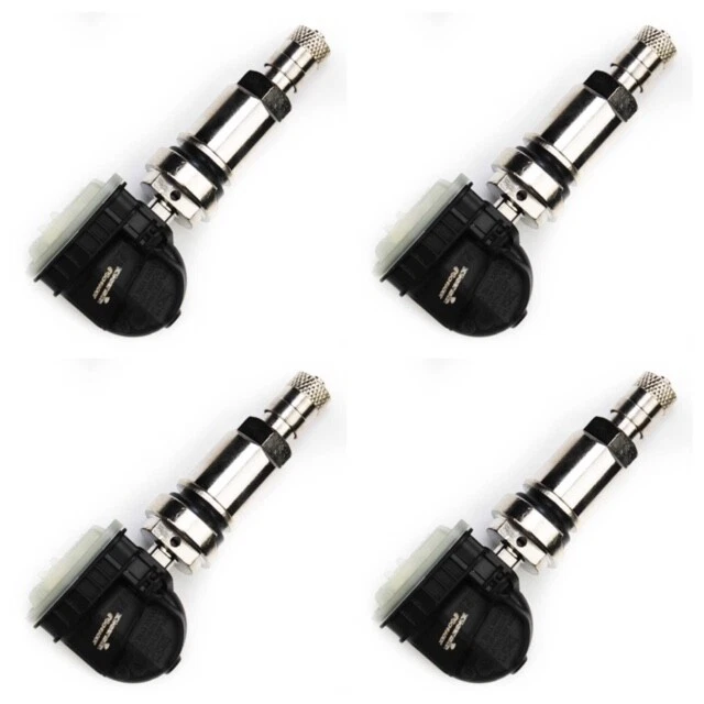 2020 2021 Mercedes Benz E300 E400 New Schrader TPMS Set Chrome Stem 433mhz - Image 1 of 1