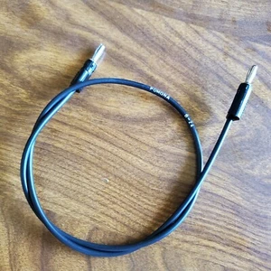 Pomona B-24-0 Bananenstecker Patchkabel, 24 Zoll, schwarz - Bild 1 von 3