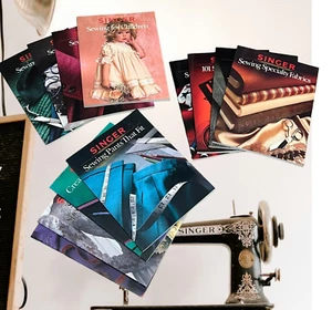 12 Singer Sewing Reference Library PB Books Lot of 12 Tailoring Clothes Children - Picture 1 of 16