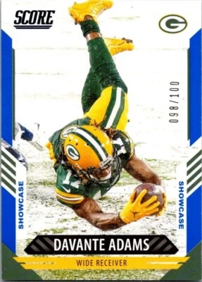 2021 SCORE SHOWCASE PARALLEL #140 DAVANTE ADAMS 098/100 - Image 1 of 2