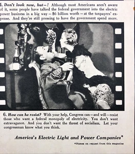 1953 America's Electric Light and Power Companies Vintage Print Ad - Bild 1 von 4