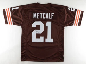 Eric Metcalf Signed Cleveland Browns Jersey (JSA) 3xPro Bowl Kick Returner / RB - Picture 1 of 5