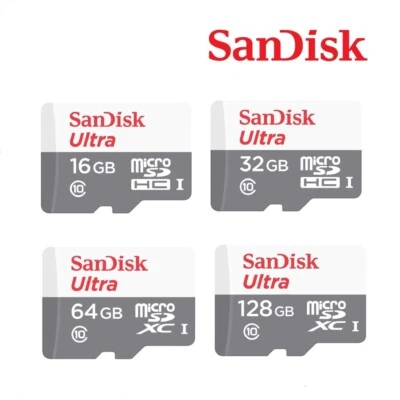 SanDisk Ultra MicroSD 16GB/32GB/64GBG/128GB SDXC SDHC Class 10 Memory Card-UK - Image 1 of 4