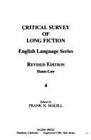 Critical Survey Of Long Fiction: Authors 1481-1980 Hams-Law Engli