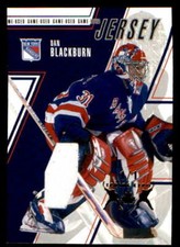 2002-03 Between the Pipes Spring Expo #4 Dan Blackburn Jersey #1/1 (ref 107059)