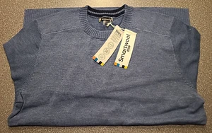 Smartwool Men's Sparwood Crew Sweater (Blue Horizon Heather) Medium SW016426K44M - Picture 1 of 7