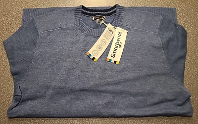 Smartwool Men's Sparwood Crew Sweater (Blue Horizon Heather) Medium SW016426K44M - Image 1 of 4