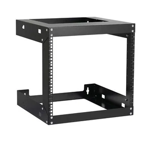 9U Wall Mount Rack Open Frame 19" Server Equipment 18 inches Depth 2 Post Net... - Picture 1 of 8