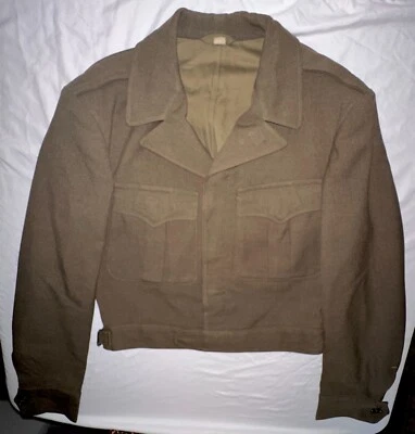 Chaqueta de lana verde militar Bond Stores 1944 para hombre talla 38L genial militar Foto 1 de 4