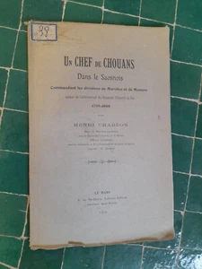 Un chef de chouans dans le Saosnois-1799-1800-H.Chardon-1904-Histoire. - Picture 1 of 1