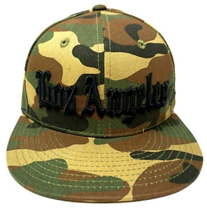 Los Angeles Snapback Cap Mütze LA City Kalifornien Einheitsgröße verstellbar Tarnmuster neu mit Etikett - Bild 1 von 4