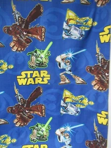 STAR WARS ANIMATED RARE VTG 2006 Star Wars LUCAS FILM BLUE MUL SBTHY X 43W - Picture 1 of 8