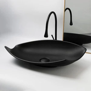 Rubinetto Set Scarico Cromato Scarico Vaso Vaso Resina Pietra Lavello Ciotola Nero - Foto 1 di 6