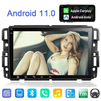  Android 11 For Chevrolet Silverado GMC Sierra CarPlay Car Stereo Radio GPS Navi - Image 1 of 4