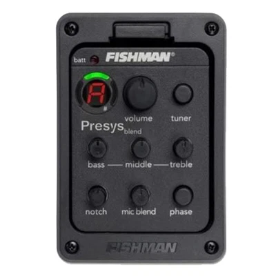 FISHMAN Presys Blend 301 Dual Mode Guitar Preamp EQ Tuner Piezo EQ